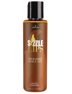 SENSUVA SIZZLE LIPS WARMING GEL SALTED CARAMEL 125ML