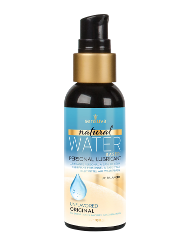 ssasaSENSUVA NATURAL WATER-BASED PERSONAL LUBRICANT ORIGINAL UNFLAVORED 57ML