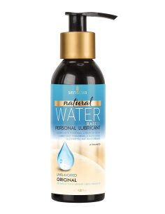 SENSUVA NATURAL WATER-BASED PERSONAL LUBRICANT ORIGINAL UNFLAVORED 125ML