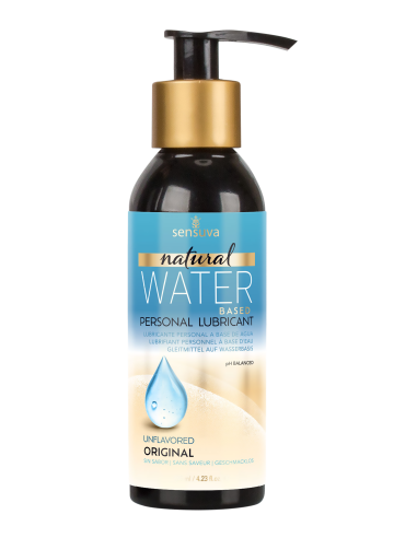 ssasaSENSUVA NATURAL WATER-BASED PERSONAL LUBRICANT ORIGINAL UNFLAVORED 125ML