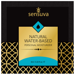 SENSUVA NATURAL WATER-BASED PERSONAL LUBRICANT ORIGINAL UNFLAVORED 6 ML