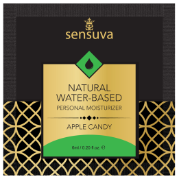 SENSUVA NATURAL WATER-BASED PERSONAL LUBRICANT APPLE CANDY 6 ML