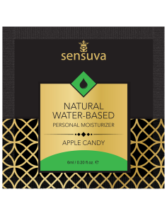 SENSUVA NATURAL WATER-BASED PERSONAL LUBRICANT APPLE CANDY 6 ML