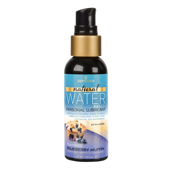 SENSUVA NATURAL WATER-BASED PERSONAL LUBRICANT BLUEBERRY MUFFIN 57ML