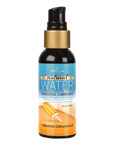 ssasaSENSUVA NATURAL WATER-BASED PERSONAL LUBRICANT ORANGE CREAMSICLE 57ML