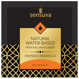 SENSUVA NATURAL WATER-BASED PERSONAL LUBRICANT ORANGE CREAMSICLE 6 ML