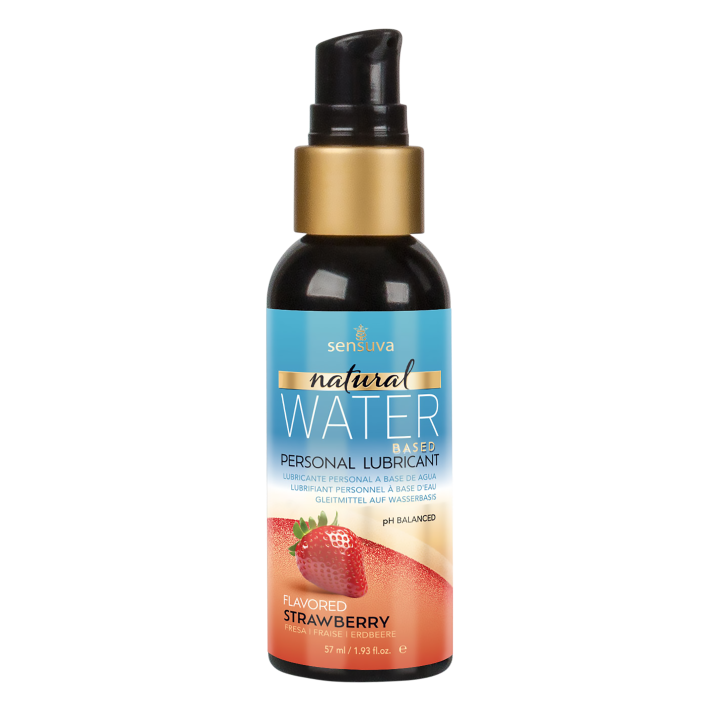 SENSUVA NATURAL WATER-BASED PERSONAL LUBRICANT STRAWBERRY 57ML