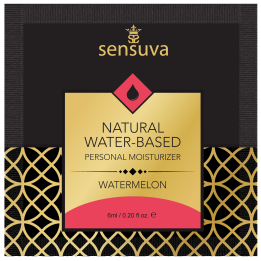 SENSUVA NATURAL WATER-BASED PERSONAL LUBRICANT WATERMELON 6 ML
