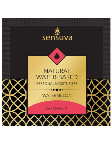 SENSUVA NATURAL WATER-BASED PERSONAL LUBRICANT WATERMELON 6 ML