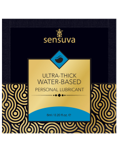 SENSUVA ULTRA–THICK WATER-BASED PERSONAL LUBRICANT ORIGINAL UNFLAVORED 6 ML