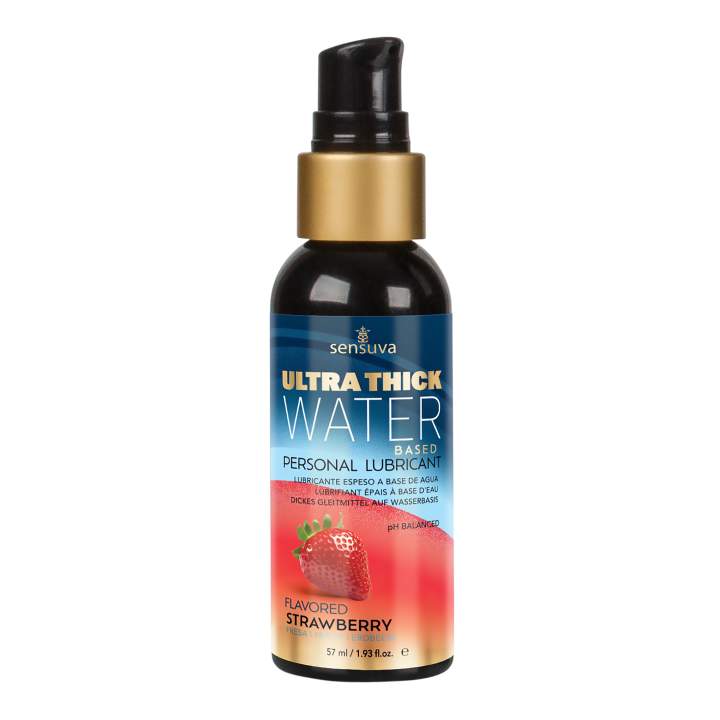 SENSUVA ULTRA–THICK WATER-BASED PERSONAL LUBRICANT STRAWBERRY 57ML