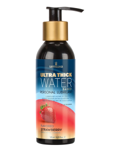SENSUVA ULTRA–THICK WATER-BASED PERSONAL LUBRICANT STRAWBERRY 125ML