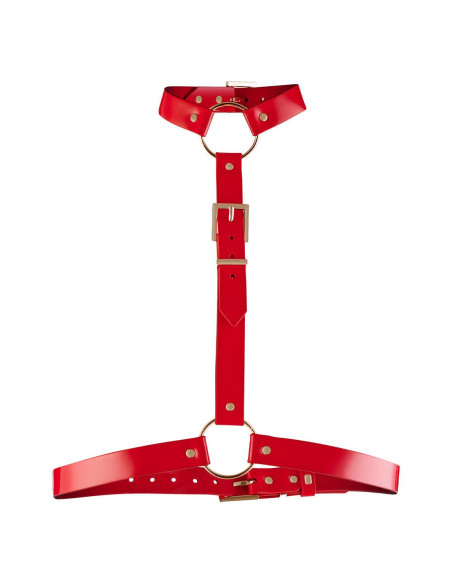 KINKY DIVA BODY HARNESS RED