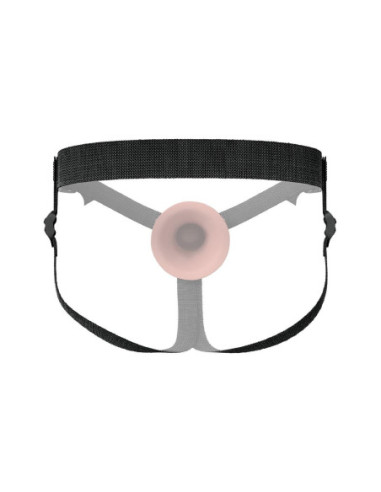 FANTASY X-TENSIONS ELITE 9 INCH SILICONE HOLLOW STRAP-ON DUAL DENSITY