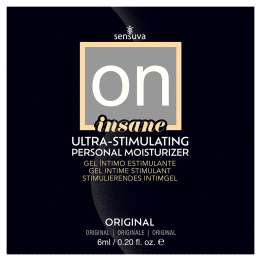 SENSUVA ON INSANE ULTRA-STIMULATING PERSONAL MOISTURIZER ORIGINAL UNFLAVORED 6 ML 