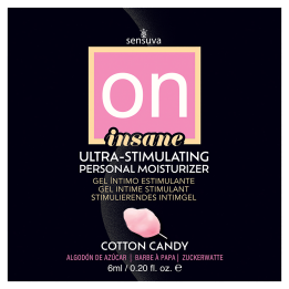 SENSUVA ON INSANE ULTRA-STIMULATING PERSONAL MOISTURIZER COTTON CANDY 6 ML
