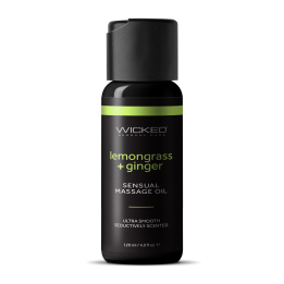 WICKED SENSUAL MASSAGE OIL LEMONGRASS GINGER 120ML