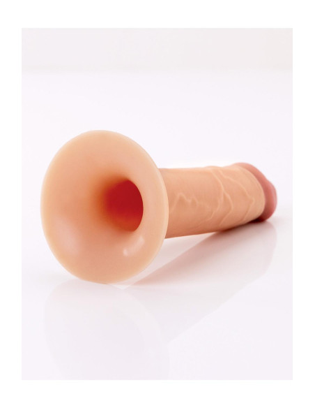 FANTASY X-TENSIONS ELITE 6 INCH SILICONE HOLLOW STRAP-ON - DUAL DENSITY - LIGHT