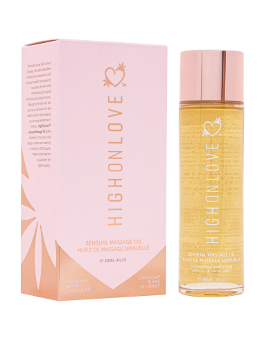 HIGH ON LOVE MASSAGE OIL DECADENT WHITE CHOCOLATE 120ML