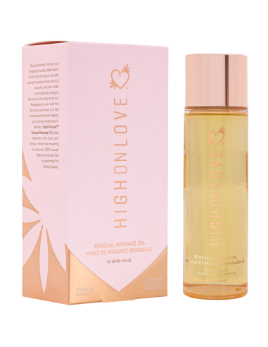 HIGH ON LOVE MASSAGE OIL TROPICAL SUNSET 120ML