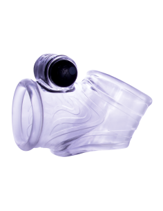 NMC TPE PENIS SLEEVE WITH 10 DYNAMIC RHYTHMS VIBRATING BULLET CLEAR