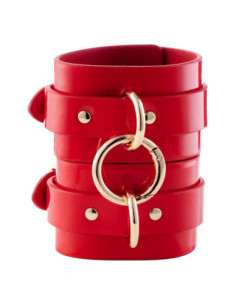 KINKY DIVA WRIST CUFFS RED 2