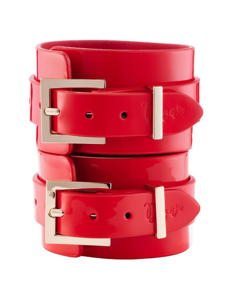 KINKY DIVA WRIST CUFFS RED