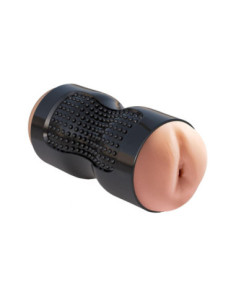 PDX EXTREME TIGHT GRIP PUSSY & ASS MASTURBATOR BLACK 2