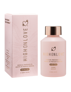 HIGH ON LOVE CBD SENSUAL MASSAGE OIL SUGAR HIGH 100ML