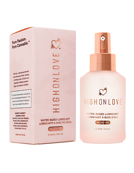 HIGH ON LOVE CBD WATER BASED LUBRICANT 100ML