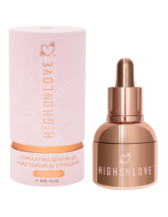 HIGH ON LOVE CBD STIMULATION SENSUAL OIL WITH 300MG CBD