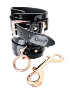 KINKY DIVA ANKLE CUFFS BLACK