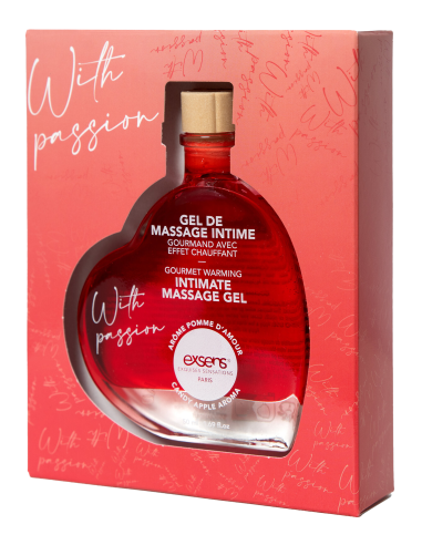 EXSENS WITH PASSION - CANDY APPLE AROMA  MASSAGE GEL 50ML