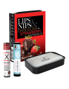 ssasaSENSUVA LIPS AND NIPS PLEASURE KIT CHOCOLATE NIP ZIP AND LTD EDITION CHOCOLATE STRAWBERRY XBALM