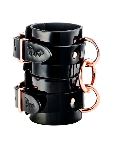 KINKY DIVA WRIST CUFFS BLACK