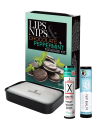 SENSUVA LIPS AND NIPS PLEASURE KIT CHOCOLATE NIP ZIP AND CHOCOLATE PEPPERMINT LTD EDITION XBALM