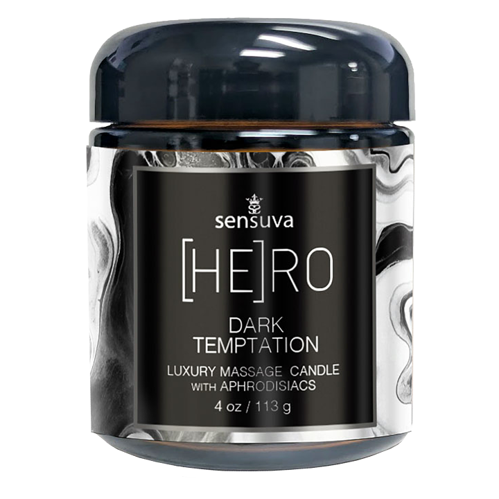 SENSUVA HERO DARK TEMPTATION LUXURY MASSAGE CANDLE OCEAN AND FOREST