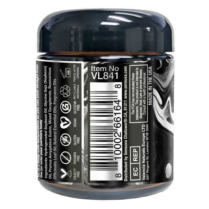SENSUVA HERO DARK TEMPTATION LUXURY MASSAGE CANDLE OCEAN AND FOREST