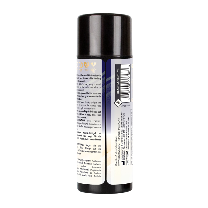 SENSUVA ULTRA THICK HYBRID PERSONAL MOISTURIZER ANAL HIGH PH FORMULA ORIGINAL UNFLAVORED 100ML
