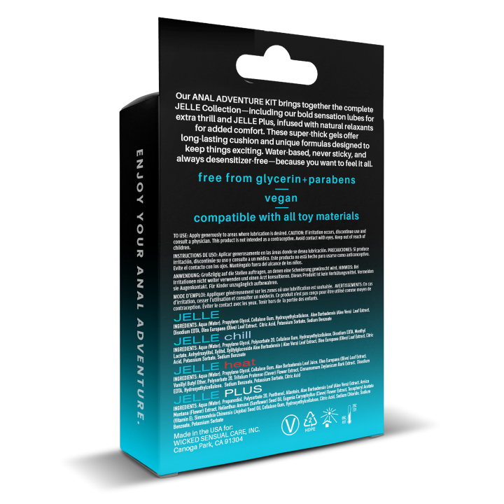 WICKED ANAL ADVENTURE KIT 4X30 ML