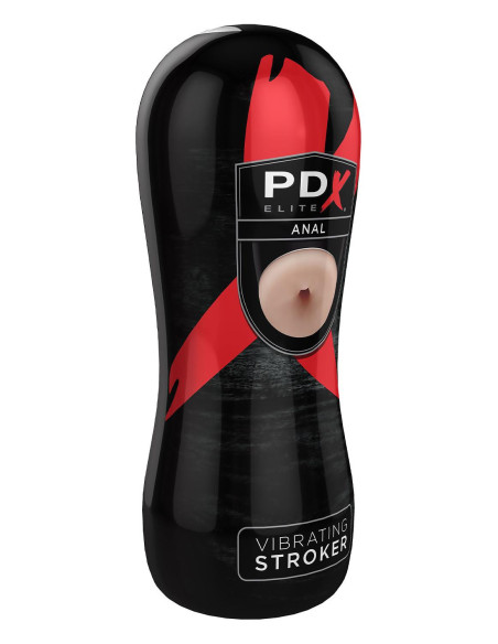 PDX ELITE VIBRATING ANAL STROKER LIGHT