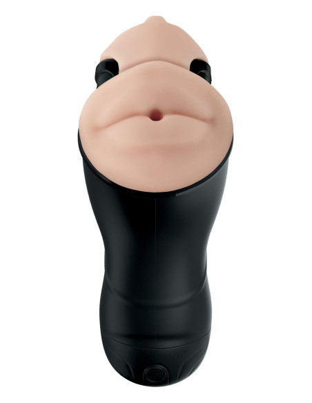 PDX ELITE DOUBLE PENETRATION VIBRATING STROKER LIGHT