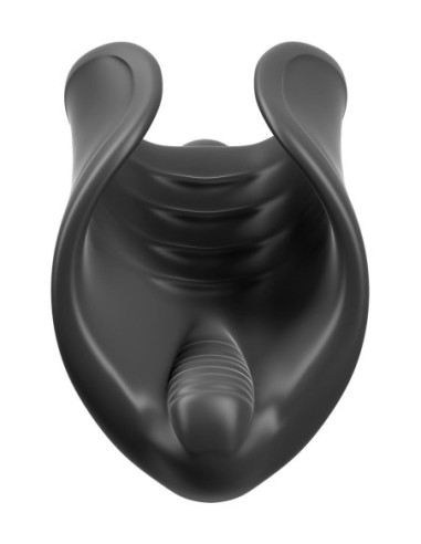 PDX ELITE VIBRATING SILICONE STIMULATOR BLACK