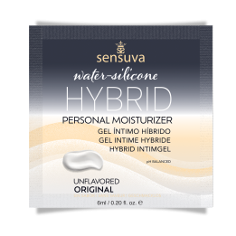 SENSUVA HYBRID PERSONAL MOISTURIZER ORIGINAL UNFLAVORED 6ML SINGLE USE PACKET