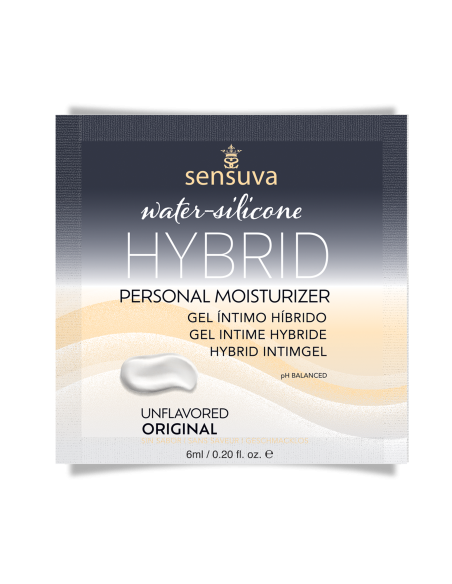 SENSUVA HYBRID PERSONAL MOISTURIZER ORIGINAL UNFLAVORED 6ML SINGLE USE PACKET