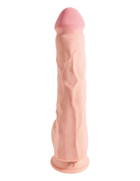 KING COCK PLUS 12 INCH TRIPLE DENSITY COCK WITH BALLS LIGHT