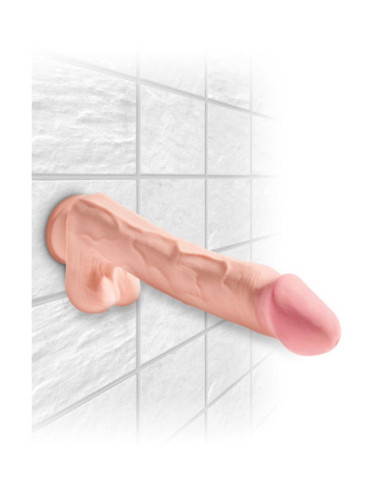 KING COCK PLUS 12 INCH TRIPLE DENSITY COCK WITH BALLS LIGHT