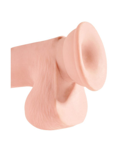 KING COCK PLUS 7.5 INCH TRIPLE DENSITY COCK WITH BALLS LIGHT