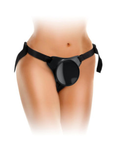 KING COCK ELITE BEGINNERS BODY DOCK STRAP-ON HARNESS BLACK