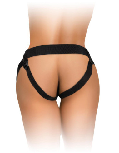 KING COCK ELITE BEGINNERS BODY DOCK STRAP-ON HARNESS BLACK